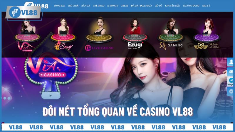 Đôi nét tổng quan về casino VL88